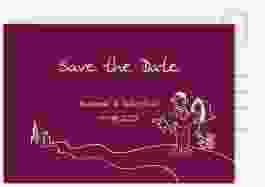 Save the Date-Postkarte "Pisa"