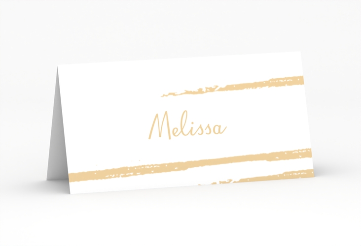 Tischkarte Hochzeit Mare Tischkarten beige