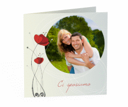 Klick: Details zu Inviti matrimonio collezione Madrid anzeigen Inviti matrimonio collezione Madrid Quadratische Klappkarte argento