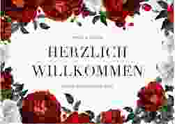 Willkommensschild Poster "Florista"