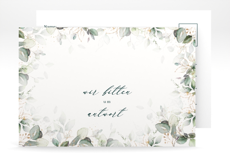 Antwortkarte Hochzeit Poesia A6 Postkarte