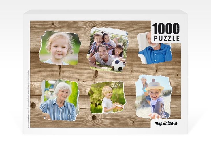 Fotopuzzle 1000 Teile Holzig 1000 Teile