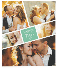 Klick: Details zu Hochzeitsalbum "Rise" anzeigen Hochzeitsalbum Rise 21 x 25 cm mint