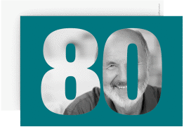 Klick: Details zu Einladung 80. Geburtstag "Numbers" anzeigen Einladung 80. Geburtstag "Numbers"