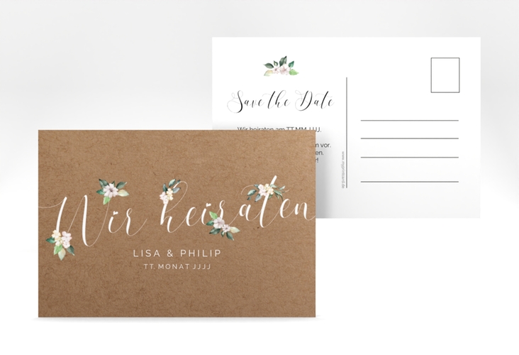 Save the Date-Postkarte Inlove A6 Postkarte