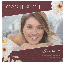 Klick: Details zu Gästebuch Selection Geburtstag "Fleur" anzeigen Gästebuch Selection Geburtstag "Fleur"