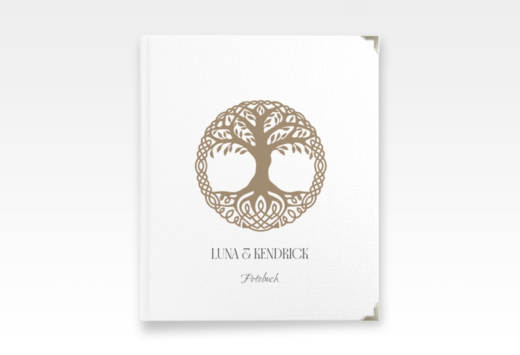 Hochzeitsalbum Lebensbaum 21 x 25 cm im Stil der Kelten und Wikinger