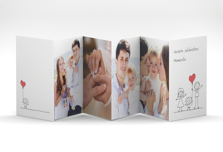 Foto-Leporello Hochzeit Family Leporello
