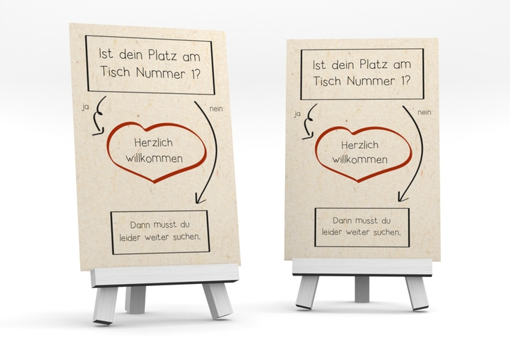 Tischnummer Hochzeit Entscheidung Tischaufsteller beige