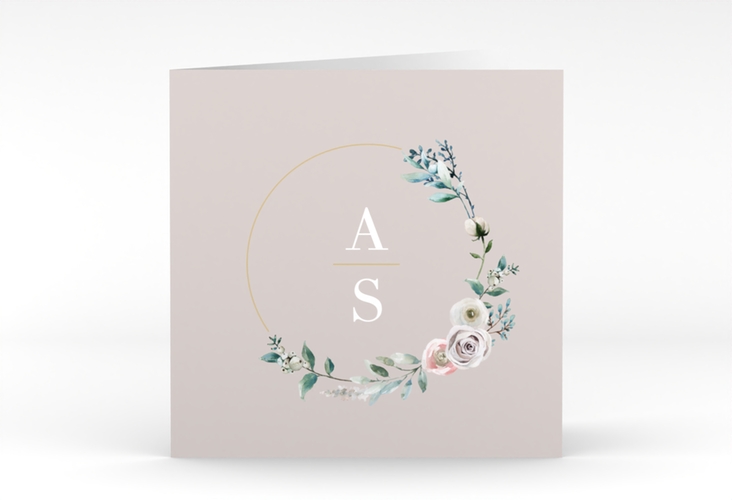 Hochzeitseinladung Symphonie quadr. Klappkarte