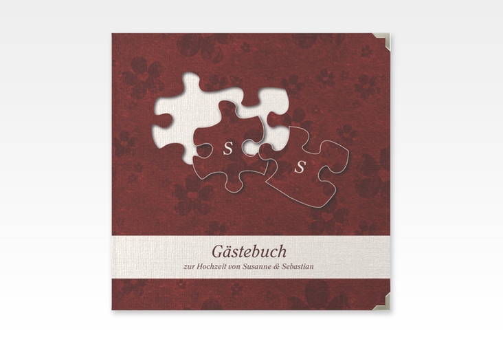 Gästebuch Selection Hochzeit Ravensburg Leinen-Hardcover mit zwei Puzzleteilen