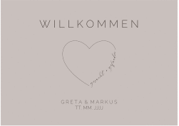 Klick: Details zu Willkommensschild Poster "Lebenstraum" anzeigen Willkommensschild Poster Lebenstraum 70 x 50 cm Poster grau