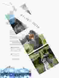 Hochzeitseinladung Bergliebe Kartentrio blau mit Gebirgspanorama für Berghochzeit