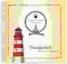 Trautagebuch Hochzeit Sylt Trautagebuch Hochzeit gelb mit Leuchtturm