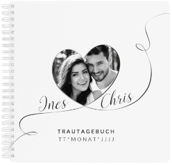 Klick: Details zu Trautagebuch Hochzeit "Dolce" anzeigen Trautagebuch Hochzeit "Dolce" Trautagebuch Hochzeit weiss