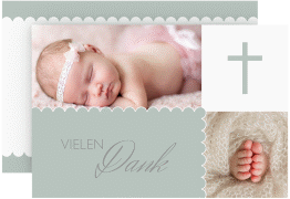 Danksagung Taufe "Blossom"