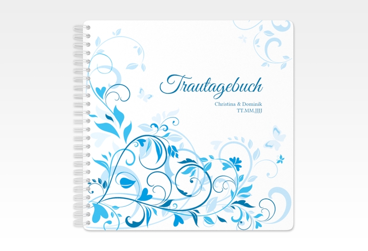 Trautagebuch Hochzeit Lilly Trautagebuch Hochzeit blau