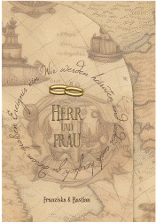 Hochzeitseinladung "Zwei Ringe"