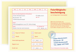 Einladung 30. Geburtstag Krankenschein A6 Karte quer