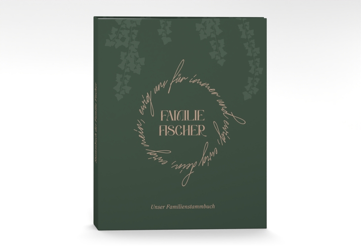 Stammbuch A4 Efeugrün Stammbuch A4 im Fantasy-Elfen-Design mit Efeu