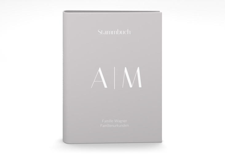 Stammbuch A5 Clean Initial Stammbuch A5