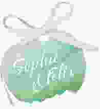 Geschenkanhänger Hochzeit Aquarella Geschenkanhänger, rund gruen