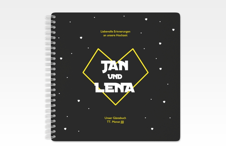 Gästebuch Hochzeit Starlove Ringbindung mit Sci-Fi-Universum