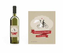 Klick: Details zu Etichette vino matrimonio collezione Asti anzeigen Etichette vino matrimonio collezione Asti Etikett Weinflasche 4er Set