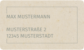 Klick: Details zu Empfängeretikett Hochzeit "Simple Line" anzeigen Empfängeretikett Hochzeit Simple Line 63,5 x 38,1 mm beige