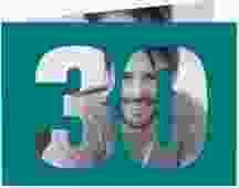 Einladung 30. Geburtstag "Numbers"