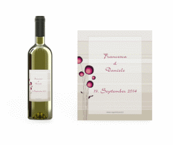 Klick: Details zu Etichette vino matrimonio collezione Tivoli anzeigen Etichette vino matrimonio collezione Tivoli Etikett Weinflasche 4er Set