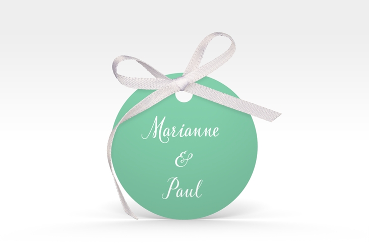 Geschenkanhänger Hochzeit Rise Geschenkanhänger, rund