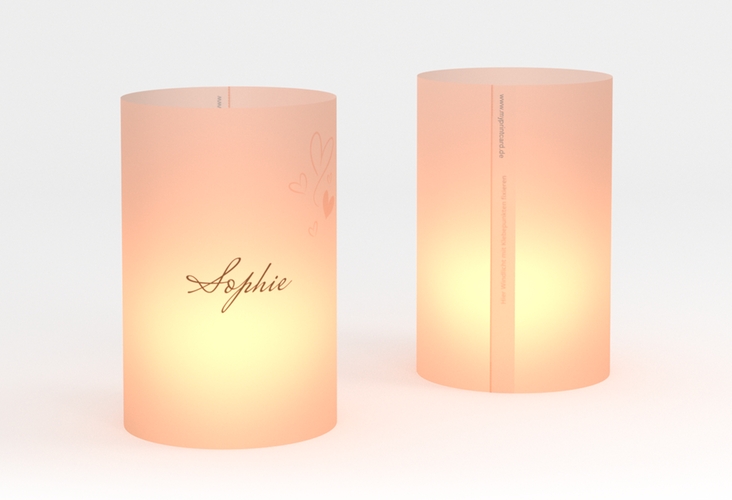 Windlicht Hochzeit Purity Windlicht apricot