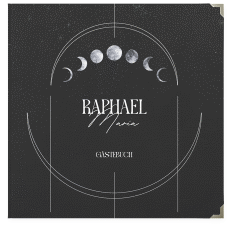 Gästebuch Selection Hochzeit "Mondphase"