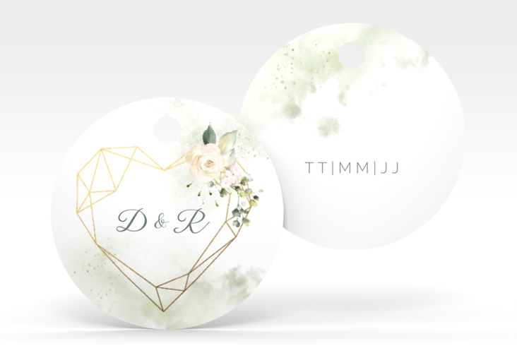 Geschenkanhänger Hochzeit Adore Geschenkanhänger, rund