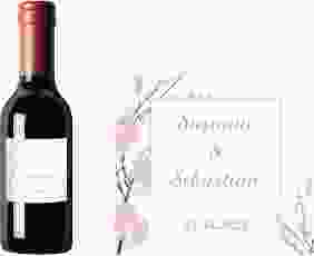 Piccoloetikett Hochzeit Salerno Etikett Piccolo rosa