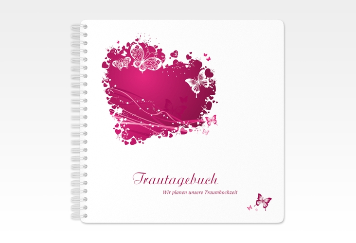 Trautagebuch Hochzeit "Mailand" Trautagebuch Hochzeit pink