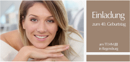 Einladung 40. Geburtstag "Gerd/Gerda"