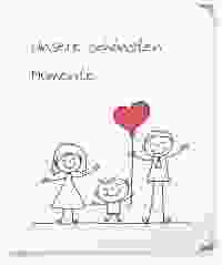 Hochzeitsalbum Family 21 x 25 cm weiss