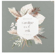 Klick: Details zu Gästebuch Selection Hochzeit "Bohemian" anzeigen Gästebuch Selection Hochzeit Bohemian Leinen-Hardcover gruen