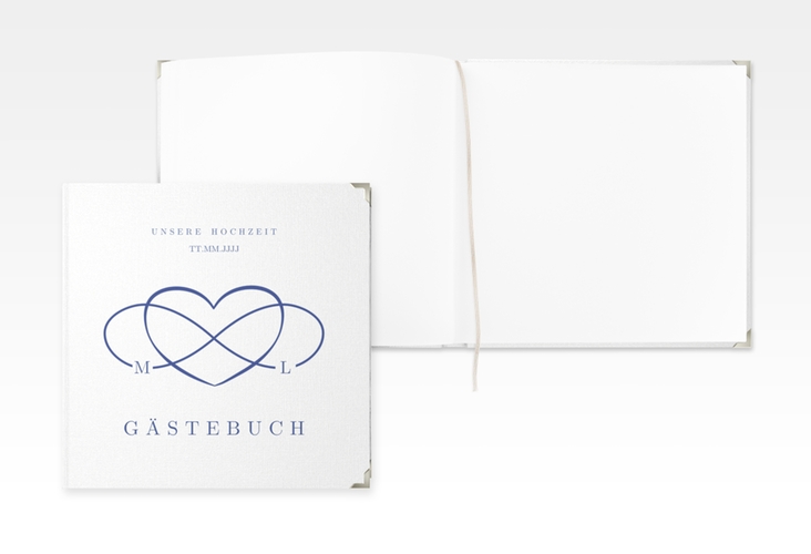 Gästebuch Selection Hochzeit Infinity Leinen-Hardcover