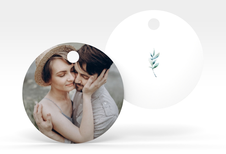 Geschenkanhänger Hochzeit Lumiere Geschenkanhänger, rund