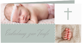 Taufeinladung "Blossom"