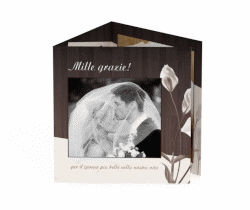 Klick: Details zu Ringraziamenti matrimonio collezione Barcelona anzeigen Ringraziamenti matrimonio collezione Barcelona Quadr. Karte doppelt