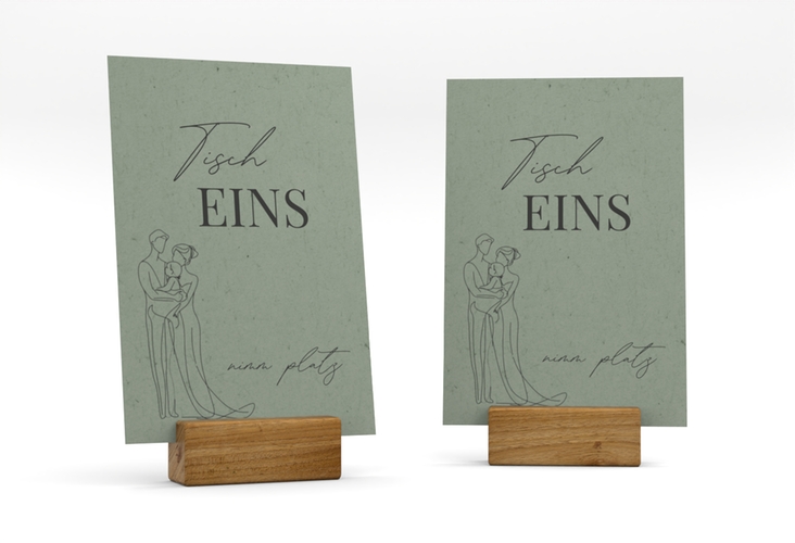 Tischnummer Hochzeit Vereint Tischaufsteller