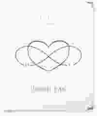 Hochzeitsalbum Infinity 21 x 25 cm lila