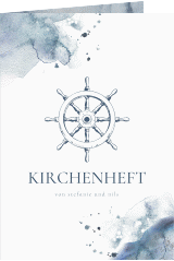 Kirchenheft Hochzeit "Steuerrad"
