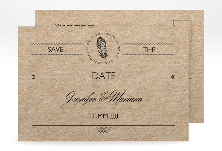 Save the Date-Postkarte Colorado A6 Postkarte