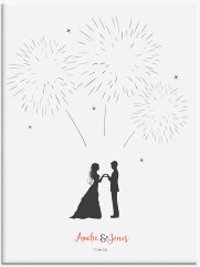 Wedding Tree Leinwand Feuerwerk (bis 100 Gäste)