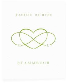 Klick: Details zu Stammbuch A4 "Infinity" anzeigen Stammbuch A4 Infinity Stammbuch A4 gruen
